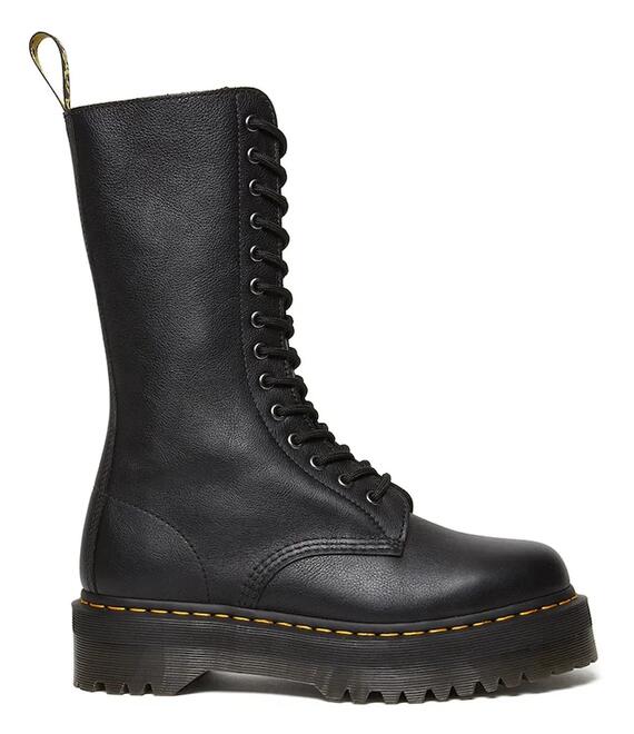 Δερμάτινα workers Dr. Martens 1b99 Quad χρώμα: μαύρο, DM31426001