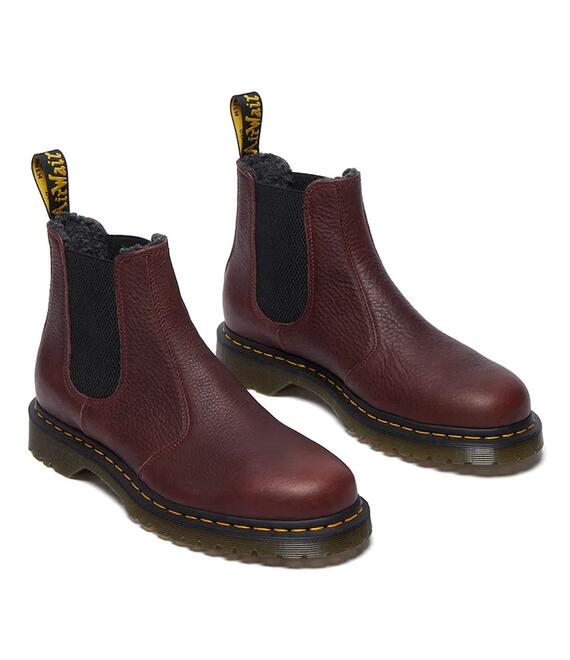 Μποτάκια εργασίας Dr. Martens 2976 WL χρώμα: μπορντό, DM31874600