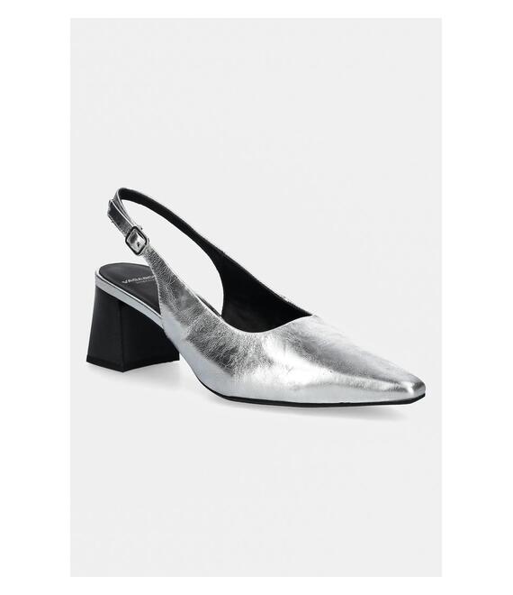 Δερμάτινες γόβες Vagabond Shoemakers ALTEA χρώμα: ασημί, 5740-483-79