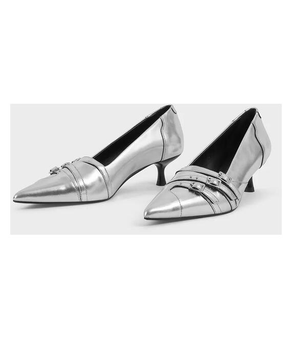Δερμάτινες γόβες Vagabond Shoemakers LYKKE χρώμα: ασημί, 5714-183-79