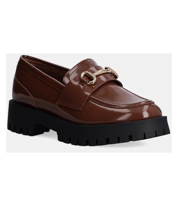 Δερμάτινα μοκασίνια Steve Madden Lando-CN χρώμα: μπεζ, SM11002936