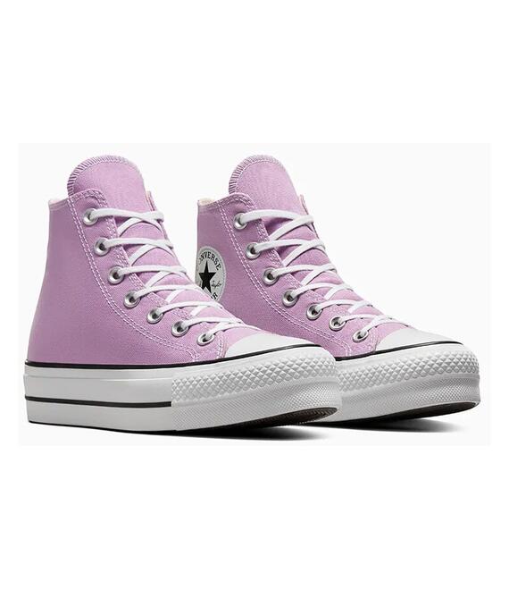 Πάνινα παπούτσια Converse Chuck Taylor All Star Lift χρώμα: ροζ, A09392C