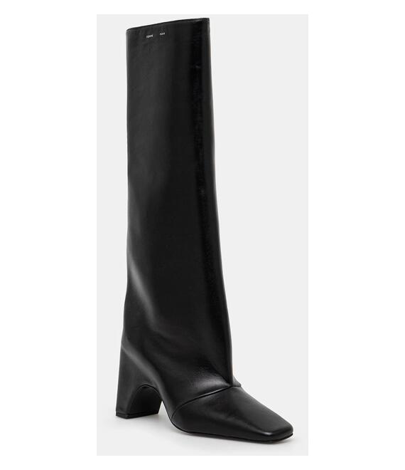 Δερμάτινες μπότες Coperni Bridge Boot γυναικείες, χρώμα: μαύρο, COPSH03420C