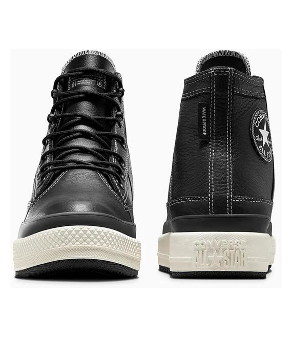Δερμάτινα αθλητικά παπούτσια Converse Chuck Taylor All Star Equip Waterproof χρώμα: μαύρο, A08555C