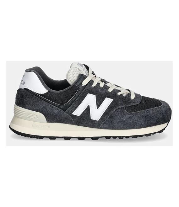 Δερμάτινα αθλητικά παπούτσια New Balance 574 χρώμα: γκρι, U574RBH