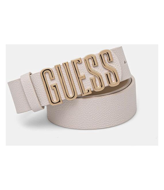Ζώνη Guess MERIDIAN χρώμα: μπεζ, BW9113 P4235
