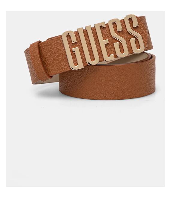 Ζώνη Guess MERIDIAN χρώμα: καφέ, BW9113 P4235