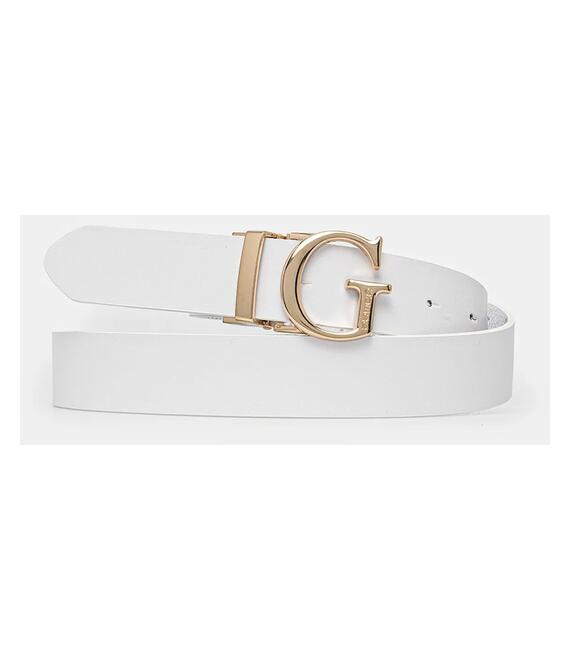 Ζώνη Guess EVELUNE χρώμα: άσπρο, BW9171 P4430