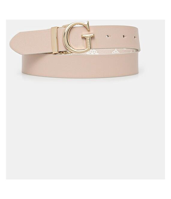 Ζώνη Guess EVELUNE χρώμα: μπεζ, BW9171 P4430
