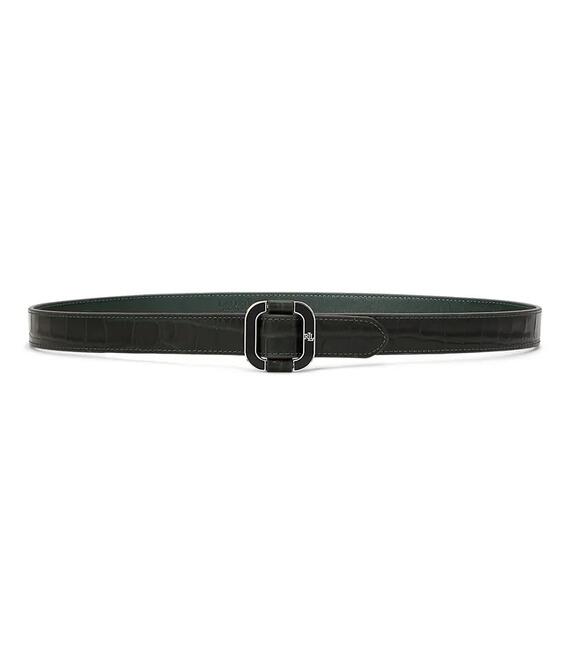 Δερμάτινη ζώνη Lauren Ralph Lauren χρώμα: πράσινο, 412951451