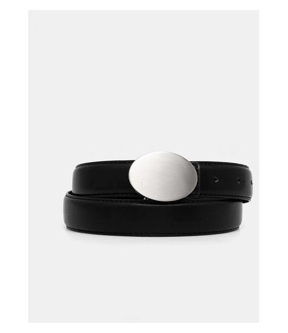 Ζώνη Sisley χρώμα: μαύρο, 6HVUWL02P