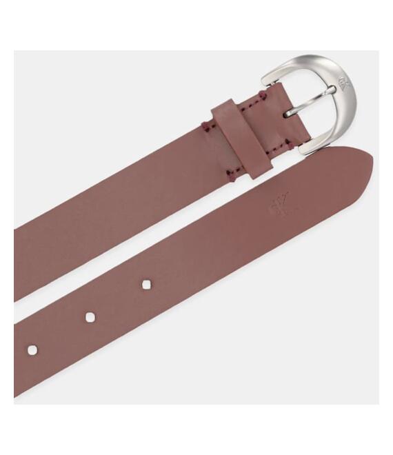 Δερμάτινη ζώνη Calvin Klein Jeans χρώμα: ροζ, K60K612765