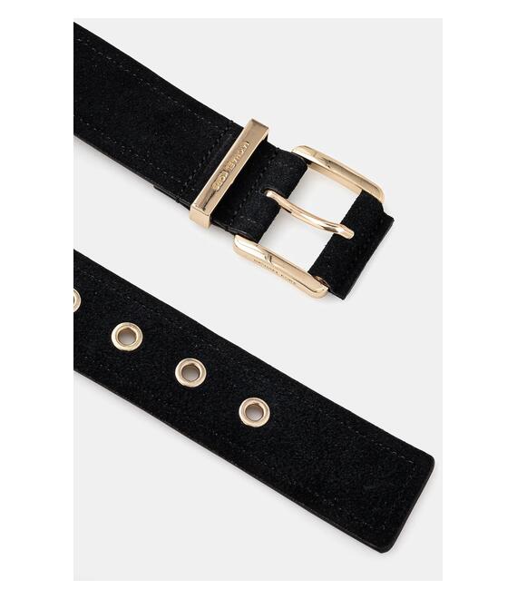 Σουέτ ζώνη MICHAEL Michael Kors χρώμα: μαύρο, 559145