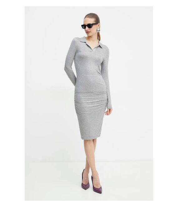 Longsleeve Pinko χρώμα: γκρι, 104452.A2B4
