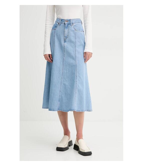 Τζιν φούστα Levi's χρώμα: μπλε, A8730