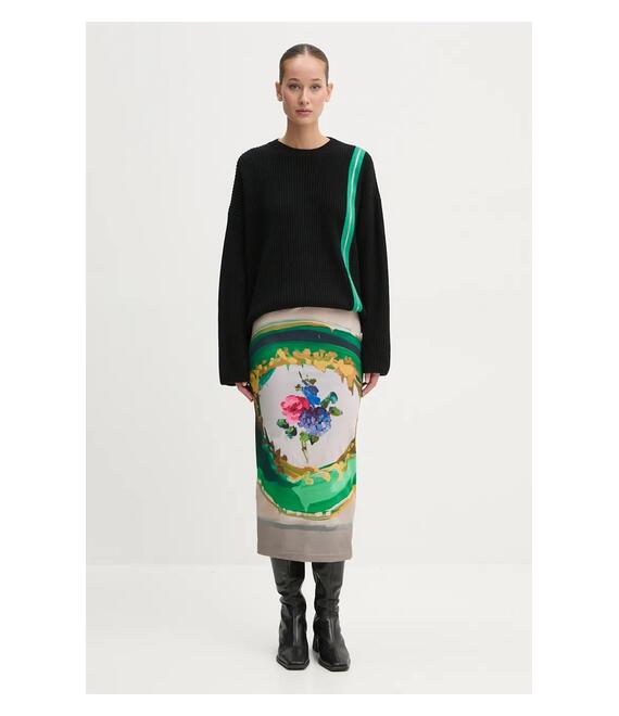 Φούστα MSGM χρώμα: μπεζ, 3742MDD26.247868