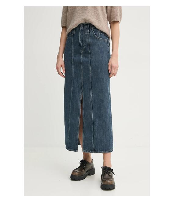 Τζιν φούστα G-Star Raw χρώμα: μπλε, D25289-D762