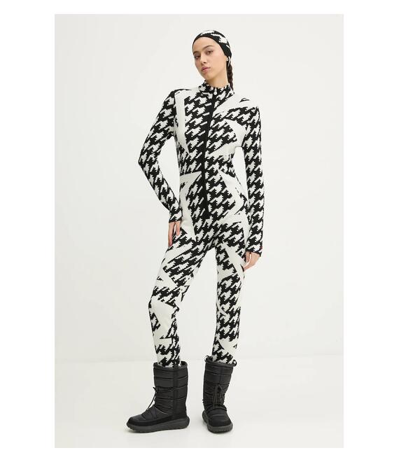 Ολόσωμη φόρμα Perfect Moment Houndstooth Star χρώμα: μπεζ, W3000130