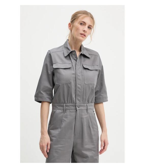 Βαμβακερή φόρμα G-Star Raw χρώμα: γκρι, D24588-D766
