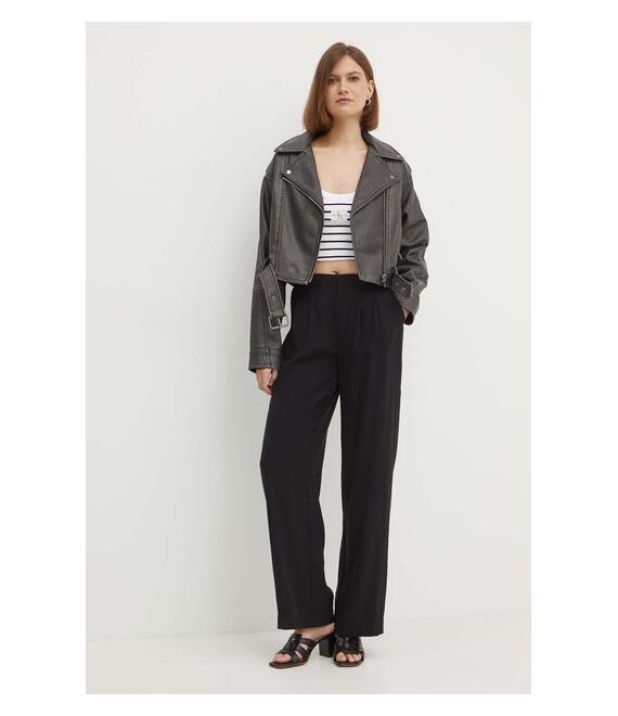 Παντελόνι Calvin Klein Jeans χρώμα: μαύρο, J20J223917