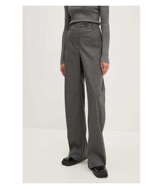 Φούτερ με μείγμα από μαλλί Remain Curved Leg Pants χρώμα: γκρι, 5018991959