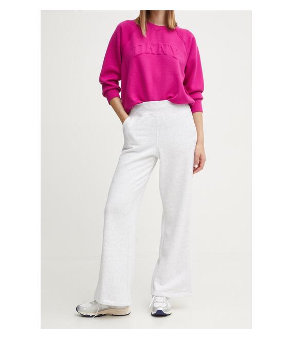 Παντελόνι φόρμας Dkny χρώμα: γκρι, DP4P3473