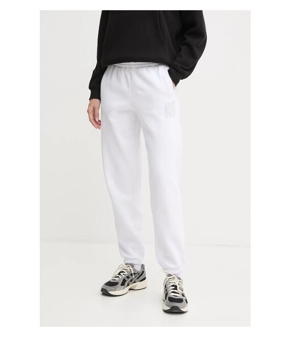 Παντελόνι φόρμας Dkny χρώμα: άσπρο, DP4P3526
