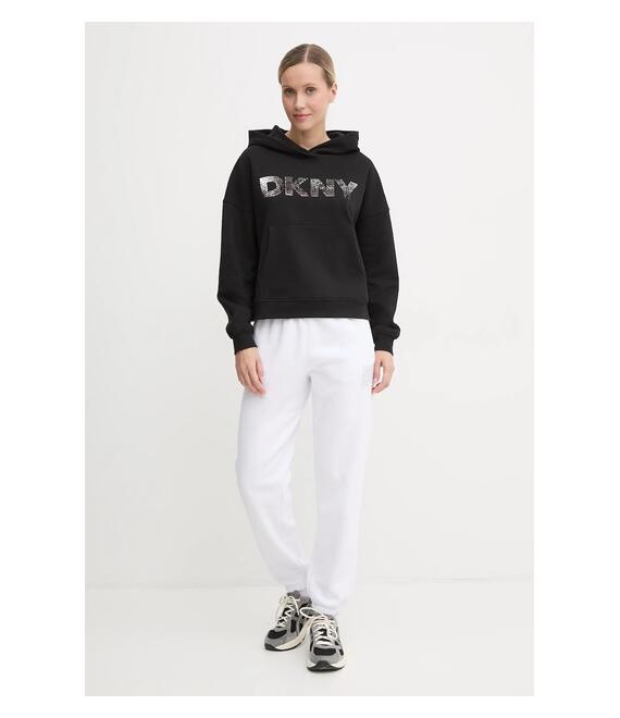 Παντελόνι φόρμας Dkny χρώμα: άσπρο, DP4P3526