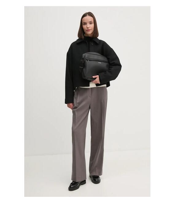 Παντελόνι Sisley χρώμα: γκρι, 4TKDLF05T