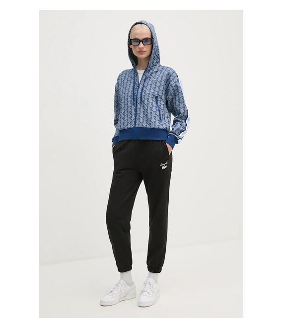 Παντελόνι φόρμας Lacoste χρώμα: μαύρο, XF2566