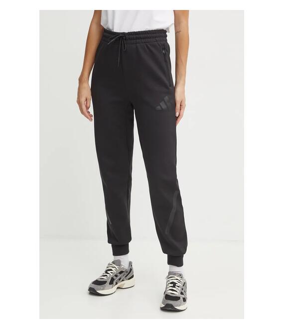 Παντελόνι φόρμας adidas ZNE χρώμα: μαύρο, JE7842