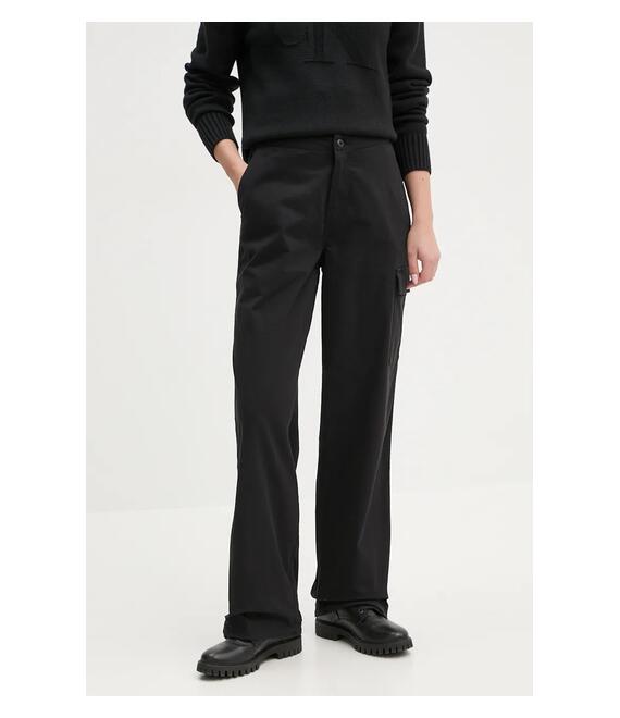 Παντελόνι Calvin Klein Jeans χρώμα: μαύρο, J20J224965