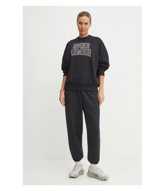 Παντελόνι φόρμας Under Armour Icon Fleece χρώμα: μαύρο, 1386503