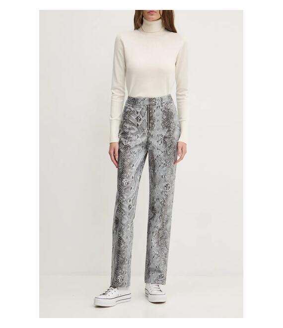 Παντελόνι Karl Lagerfeld Jeans χρώμα: γκρι, 246J1005