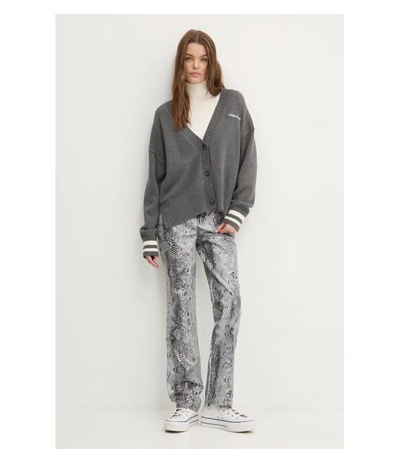 Παντελόνι Karl Lagerfeld Jeans χρώμα: γκρι, 246J1005