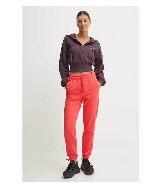 Παντελόνι φόρμας adidas by Stella McCartney χρώμα: πορτοκαλί, IX1639