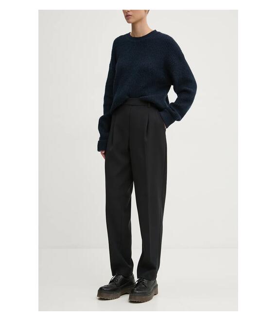 Παντελόνι Abercrombie & Fitch χρώμα: μαύρο, KI156-4443