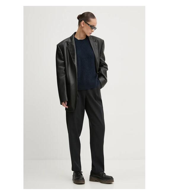 Παντελόνι Abercrombie & Fitch χρώμα: μαύρο, KI156-4443