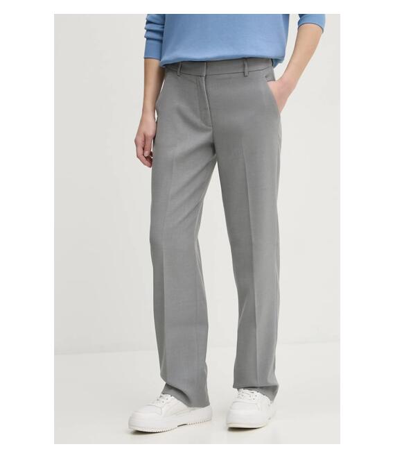 Παντελόνι Abercrombie & Fitch χρώμα: γκρι, KI156-4499