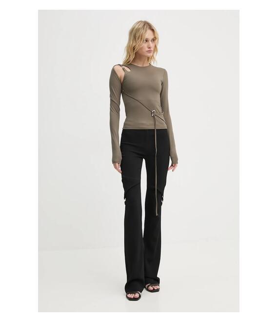 Παντελόνι Heliot Emil χρώμα: μαύρο, AW24.W.10.177.BLK01