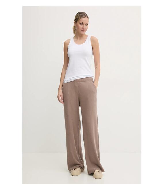 Παντελόνι lounge Abercrombie & Fitch χρώμα: μπεζ, KI147-4089
