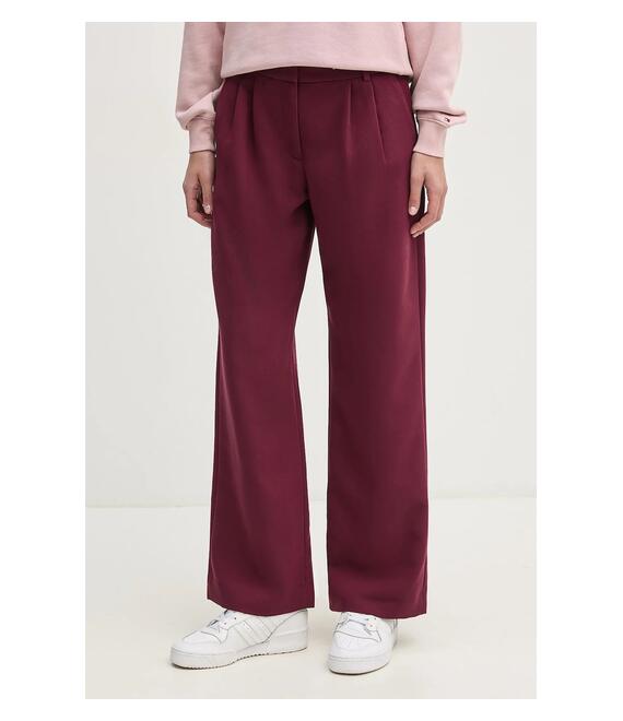 Παντελόνι Abercrombie & Fitch χρώμα: μπορντό, KI156-4475