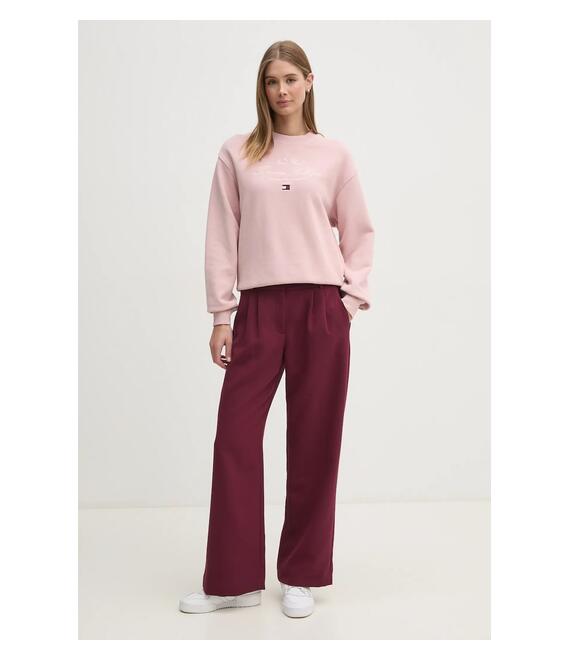 Παντελόνι Abercrombie & Fitch χρώμα: μπορντό, KI156-4475