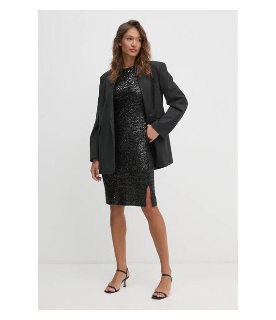 Φόρεμα Dkny χρώμα: μαύρο, D2G4A143