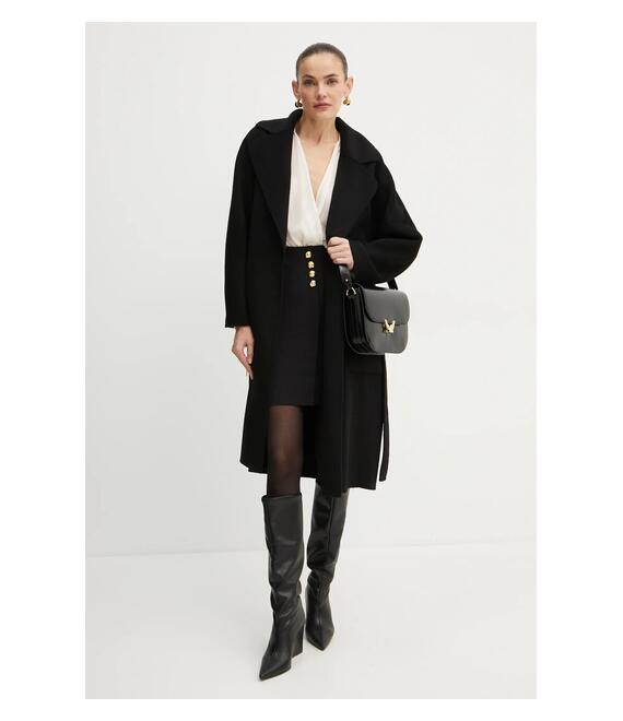 Φόρεμα Elisabetta Franchi χρώμα: μπεζ, AB74247E2