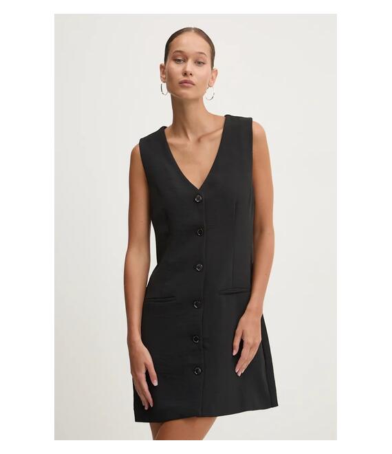 Φόρεμα Abercrombie & Fitch χρώμα: μαύρο, KI159-4788