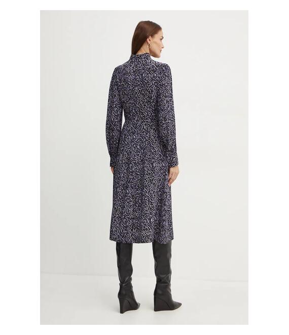 Φόρεμα Karl Lagerfeld χρώμα: μαύρο, 246W1303