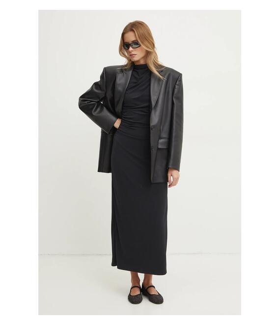 Φόρεμα Abercrombie & Fitch χρώμα: μαύρο, KI159-5086