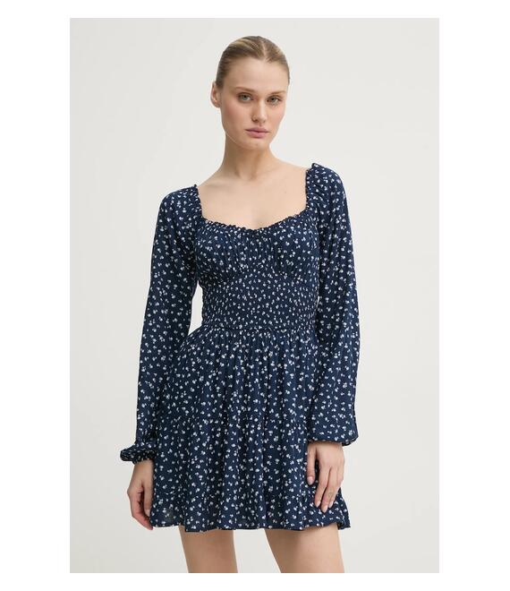 Φόρεμα Hollister Co. χρώμα: ναυτικό μπλε, KI359-4295