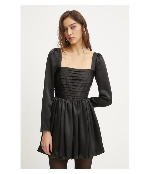 Φόρεμα Abercrombie & Fitch χρώμα: μαύρο, KI159-5085